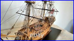 Wood Model Ship, Sirene, French 30 Gun, 18th century Ship of the Line