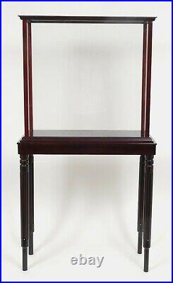 Wood & Plexiglass DISPLAY CASE STAND Cabinet 26.5 for Ship Yacht Boats Models
