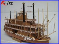 Wood ship boat 1/100 classic USS Mississippi model kit DIY for adults best NEW