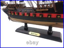 Wooden Ben Franklin's Black Prince Black Sails Limited Model Pirate Ship 26