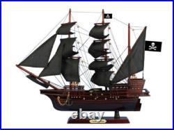 Wooden Caribbean Pirate Black Sails Model Ship 20