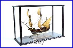 Wooden Display Case for Tall Ship, Tugboat Model Large size