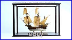 Wooden Display Case for Tall Ship, Tugboat Model Medium size