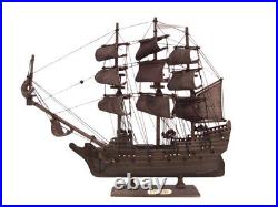 Wooden Flying Dutchman Model Pirate Ship 14