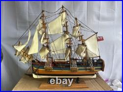 Wooden HMS Endeavour Tall Model Ship 20 Collectible Decoration