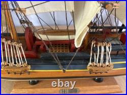 Wooden HMS Endeavour Tall Model Ship 20 Collectible Decoration