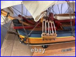 Wooden HMS Endeavour Tall Model Ship 20 Collectible Decoration