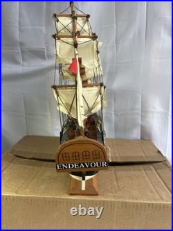 Wooden HMS Endeavour Tall Model Ship 20 Collectible Decoration