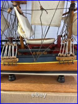 Wooden HMS Endeavour Tall Model Ship 20 Collectible Decoration