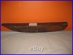 Wooden Half Hull Ship Model Built for Great Lakes Boat Builders Corp. Late 1920s