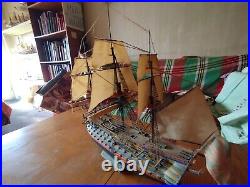 Wooden Handmade HMS Victory 1765