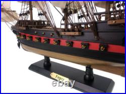 Wooden Henry Avery's Fancy White Sails Limited Model Pirate Ship 26