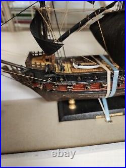 Wooden Model Ship Calico Jack The William 15 Inch