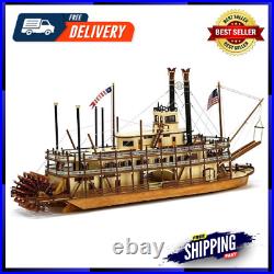 Wooden Model Ship Kit Paddle Steamer King Of The Mississippi Model 20515