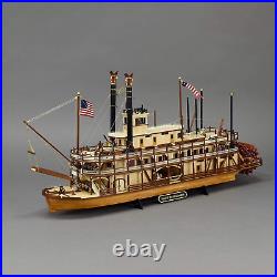 Wooden Model Ship Kit Paddle Steamer King of The Mississippi Model 20515