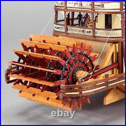 Wooden Model Ship Kit Paddle Steamer King of The Mississippi Model 20515