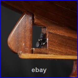 Wooden Model Ship Speed Boat Atlantic Sailing Yacht Sailboat Scale 28