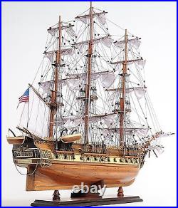 Wooden Model Ship USS Constitution Medium Marine Decor