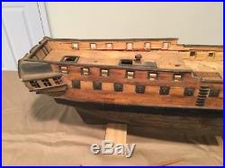 Wooden Sailing Ship Model for Restoration