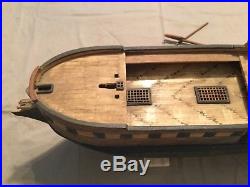 Wooden Sailing Ship Model for Restoration