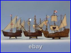 Wooden Santa Maria, Nina & Pinta Model Ship Set
