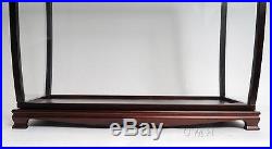 Wooden Ship Model Display Case Wth Plexiglass For TALL SHIPS Medium