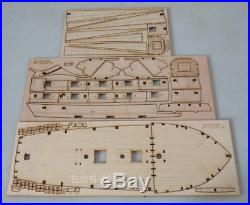 Wooden Ship Model kit Scale 1/50 U. S Rattlesnake 1782 ship boat for adults NEW