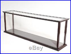 Wooden Table Top Ship Model Display Case For 45 Ocean Liner and Cruise Ships