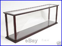 Wooden Table Top Ship Model Display Case for 32 Ocean Liner & Cruise Ships New