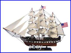 Wooden USS Constitution Tall Model Ship 24