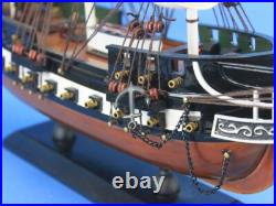 Wooden USS Constitution Tall Model Ship 24