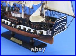 Wooden USS Constitution Tall Model Ship 24