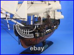 Wooden USS Constitution Tall Model Ship 24