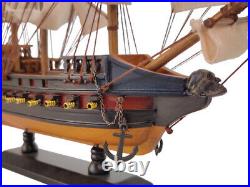 Wooden Whydah Gally White Sails Limited Model Pirate Ship 15