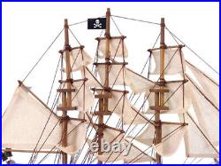 Wooden Whydah Gally White Sails Limited Model Pirate Ship 15