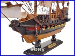 Wooden Whydah Gally White Sails Limited Model Pirate Ship 15