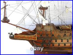 XL HMS Sovereign of the Seas 1637 Tall Ship Wood Model 58 Fully Built Warship