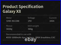 Xfly-Model Galaxy X8 80mm 12 Blade 2200Kv EDF For 6S Free Shipping