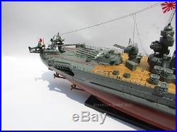Yamato Japanese Battleship 47 Ready For Display Wooden Model