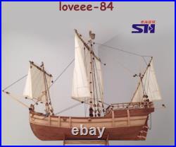ZHL Pinta Pinta Wood Model Ship Kits Scale 1/50 L 25.6 Yuanqing New