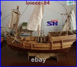 ZHL Pinta Pinta Wood Model Ship Kits Scale 1/50 L 25.6 Yuanqing New