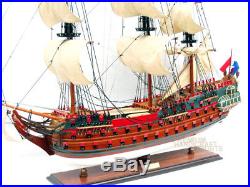 Zeven Provincien Wooden Ship Model Ready for Display