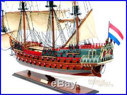 Zeven Provincien Wooden Ship Model Ready for Display